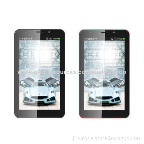 3G Tablet PCs with 7-inch Dual-core CPU, Dual SIM Card, 1024x600P Resolution, Built-in GPS/BT/FM